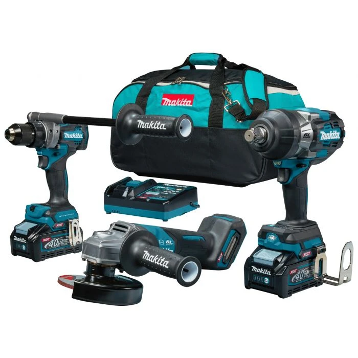Makita DK0158G301 40 V Max Combiset Boren, (slag)schroeven, Bevestigen En Slijpen 3 Makita DK0158G301 40 V Max Combiset Boren, (slag)schroeven, Bevestigen En Slijpen
