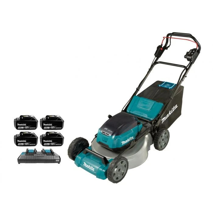 Makita DLM536PT4 LXT 2x18 V Accu Grasmaaier 53 Cm 4 Makita DLM536PT4 LXT 2x18 V Accu Grasmaaier 53 Cm - Afbeelding 2