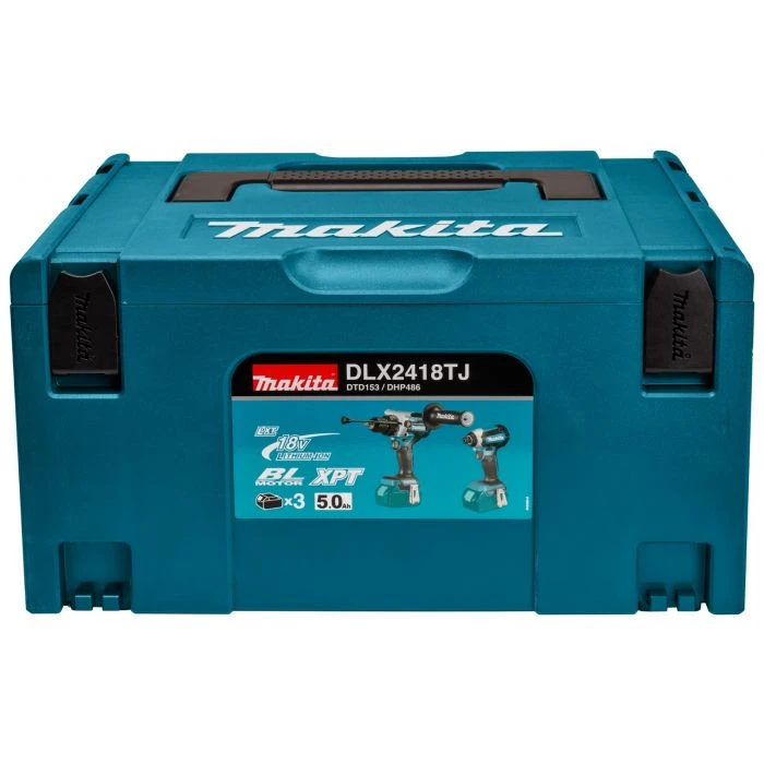 Makita DLX2418TJ 18 V Combiset Voor Zwaardere (klop)boor- En (slag)schroefklussen 5 Makita DLX2418TJ 18 V Combiset Voor Zwaardere (klop)boor- En (slag)schroefklussen - Afbeelding 3