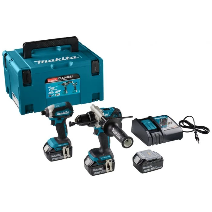 Makita DLX2418TJ 18 V Combiset Voor Zwaardere (klop)boor- En (slag)schroefklussen 6 Makita DLX2418TJ 18 V Combiset Voor Zwaardere (klop)boor- En (slag)schroefklussen - Afbeelding 4