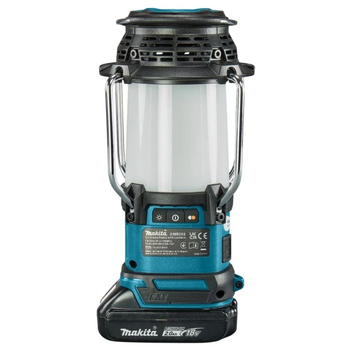 Makita DMR056 14,4 V / 18 V Camping Lamp Met Radio En Bluetooth 6 Makita DMR056 14,4 V / 18 V Camping Lamp Met Radio En Bluetooth - Afbeelding 4