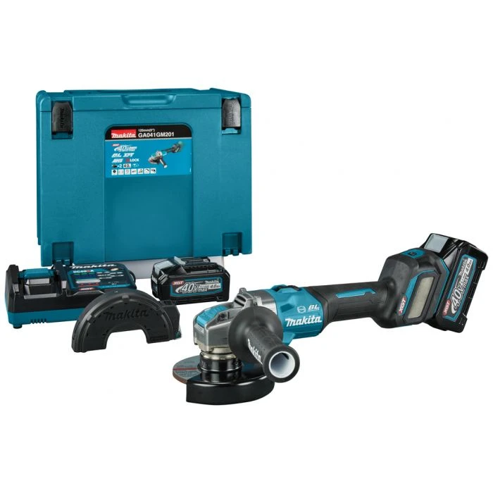Makita GA041GM201 40 V Max Haakse Slijper 125 Mm X-LOCK 6 Makita GA041GM201 40 V Max Haakse Slijper 125 Mm X-LOCK - Afbeelding 4