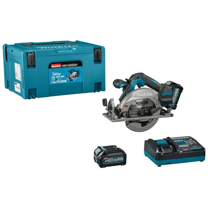 Makita HS012GD201 40 V Max Cirkelzaag 165 Mm 5 Makita HS012GD201 40 V Max Cirkelzaag 165 Mm - Afbeelding 3