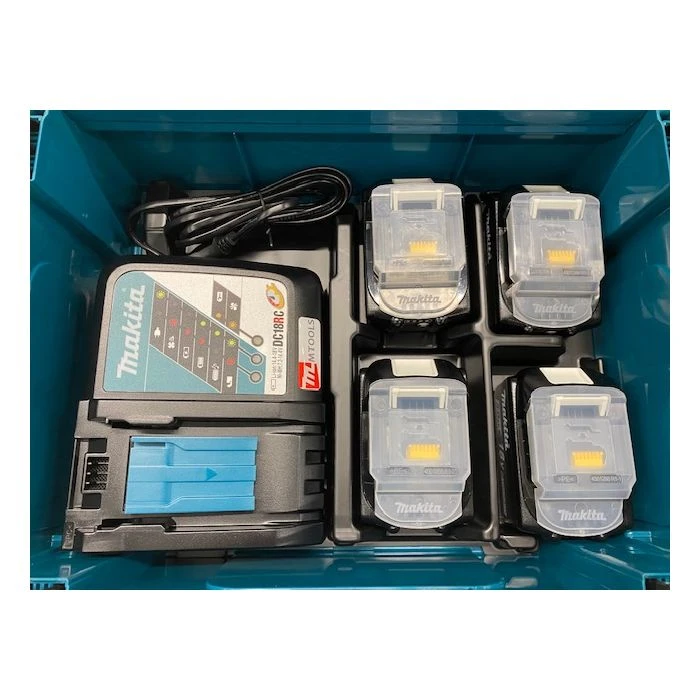 Makita Opberg-Mbox2 Tbv 1x Acculader / Max 4 Accu's 5 Makita Opberg-Mbox2 Tbv 1x Acculader / Max 4 Accu's - Afbeelding 3