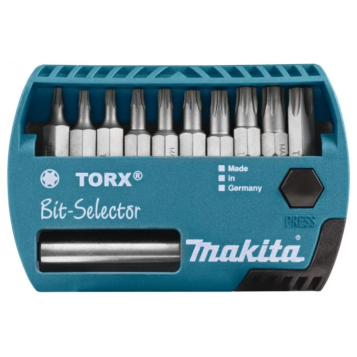 Makita P-53768 Schroefbitset 11-delig "TORX" 3 Makita P-53768 Schroefbitset 11-delig "TORX"