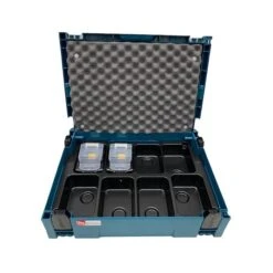 Makita Accu Opberg-Mbox 8-dlg + 2x Accu BL1850b