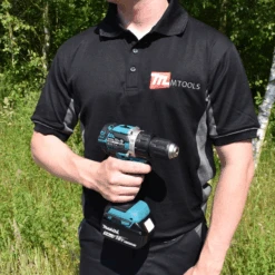 Mtools Polo Shirt Two Tone Zwart/grijs -Makita Shop Nederland polo 2 2