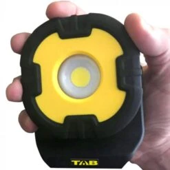 TAB Professional Lighting® TAB88110 Accu Werklamp, Looplamp, LED, 10W, 1200 Lm, Magneet, Plaatsbaar Op Statief, Kantelbaar, IP65, Rubberen Bescherming, USB, 230V, Powerbank -Makita Shop Nederland tab88110 ws